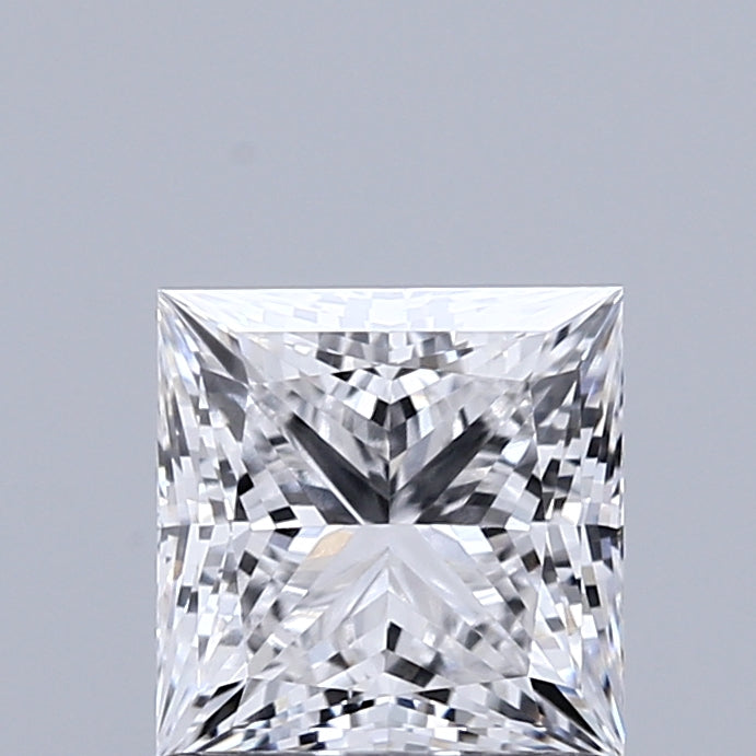 1.02 Carat Princess Shaped, Ideal Cut, E Color, IF Clarity, IGI Certified Lab Grown Diamond
