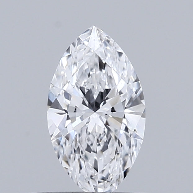 0.41 Carat Marquise Shaped, Ideal Cut, D Color, VVS2 Clarity, IGI Certified Lab Grown Diamond