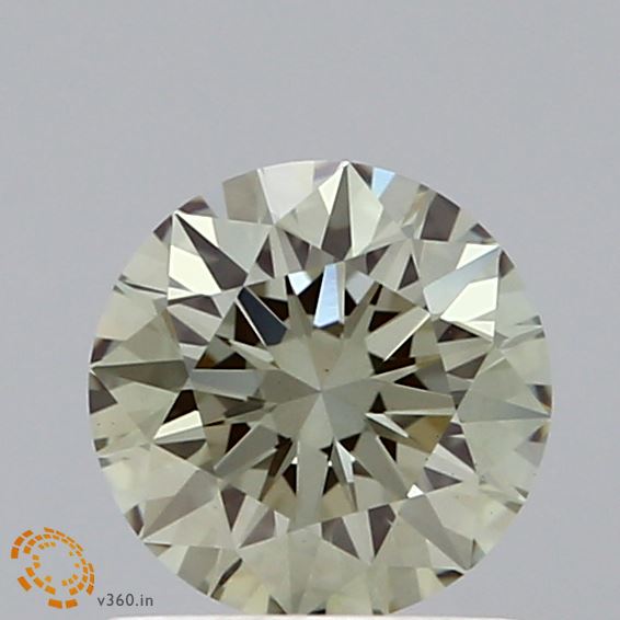 1.00 Carat Round Shaped, Ideal Cut, FANCY INTENSE GREEN Color, VS1 Clarity, IGI Certified Lab Grown Diamond