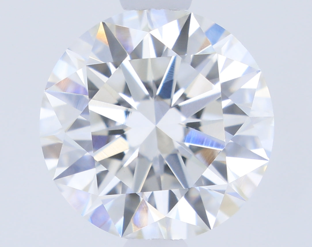 1.10 Carat Round Shaped, Excellent Cut, F Color, VVS2 Clarity, IGI Certified Lab Grown Diamond