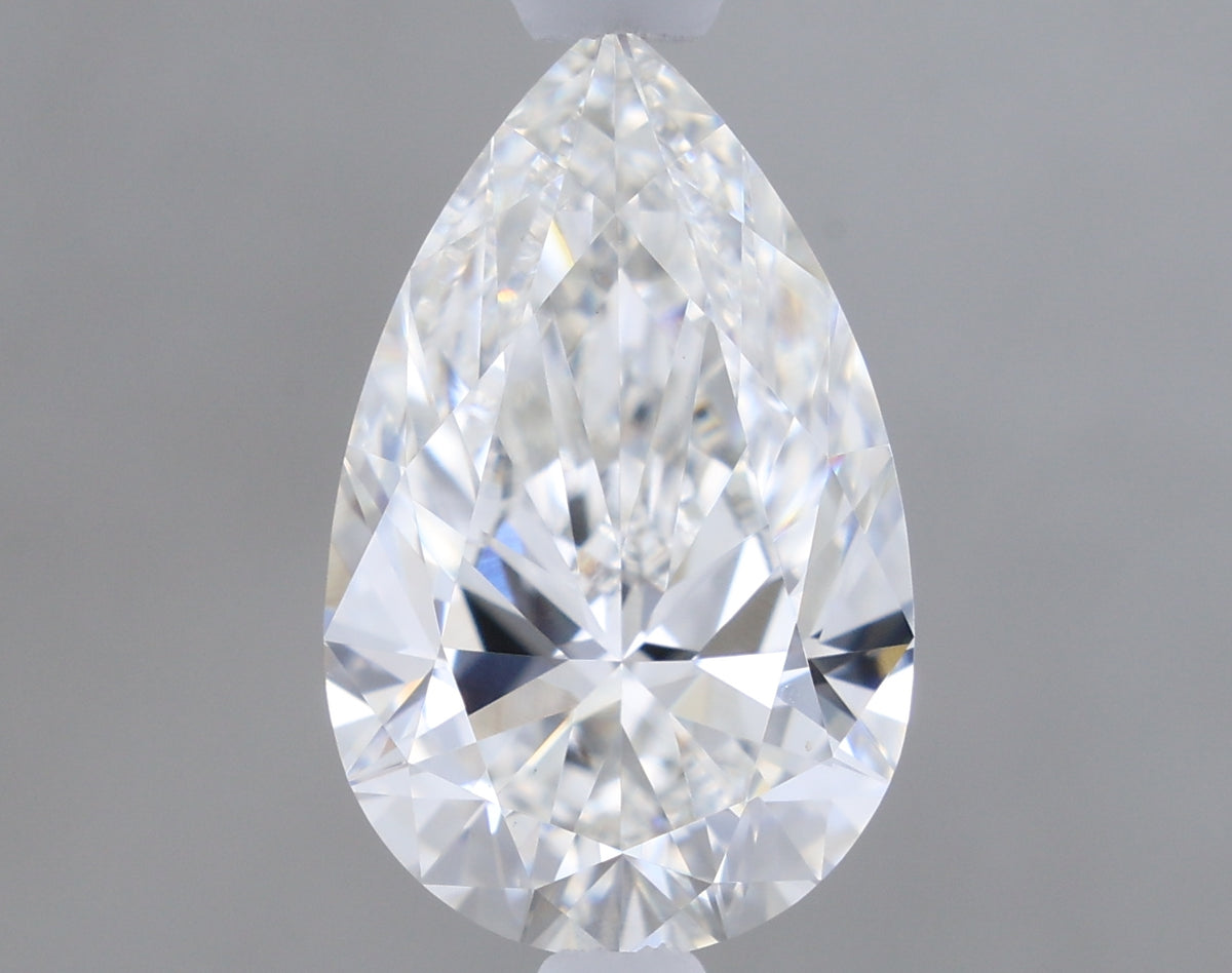 1.08 Carat Pear Shaped, Ideal Cut, G Color, VS1 Clarity, IGI Certified Lab Grown Diamond