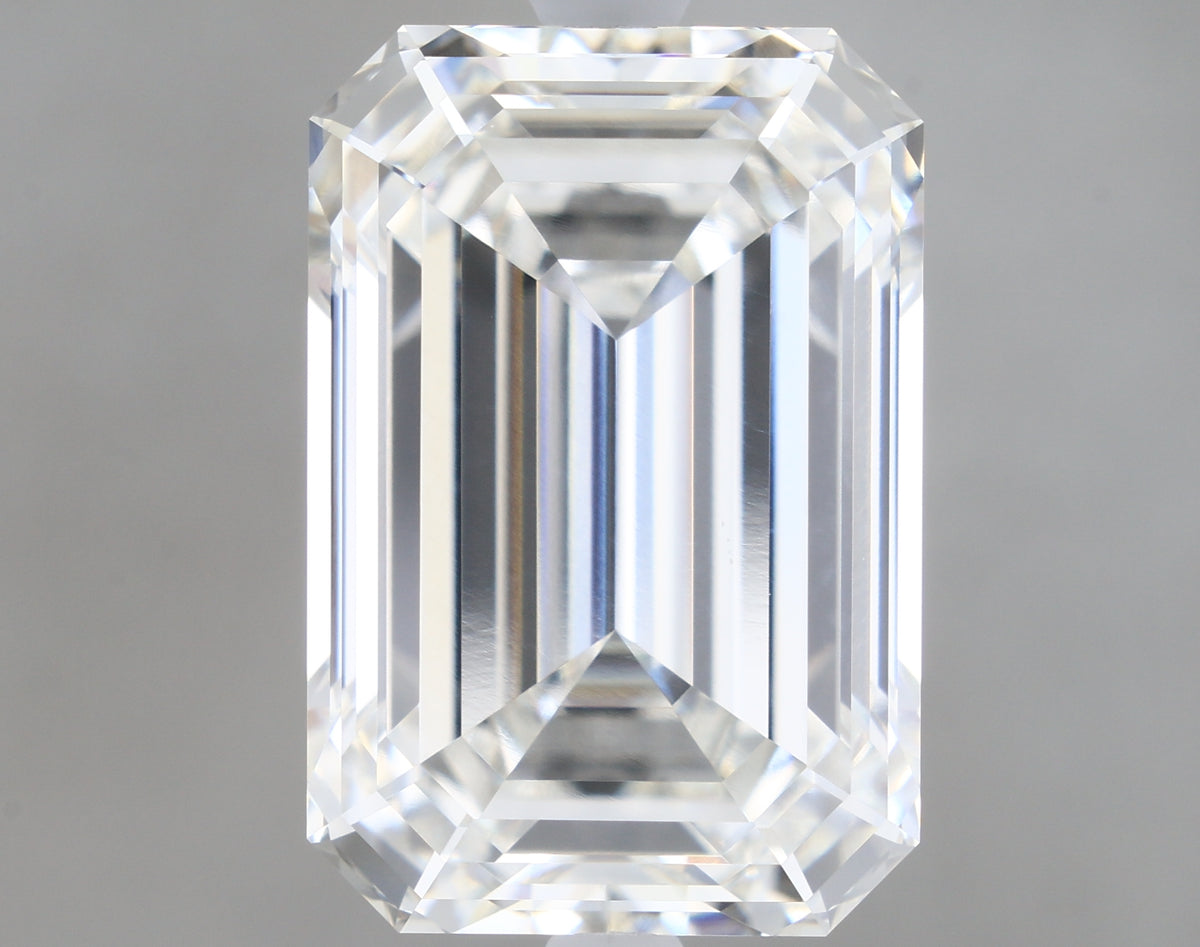 4.74 Carat Emerald Shaped, Ideal Cut, G Color, VS1 Clarity, IGI Certified Lab Grown Diamond
