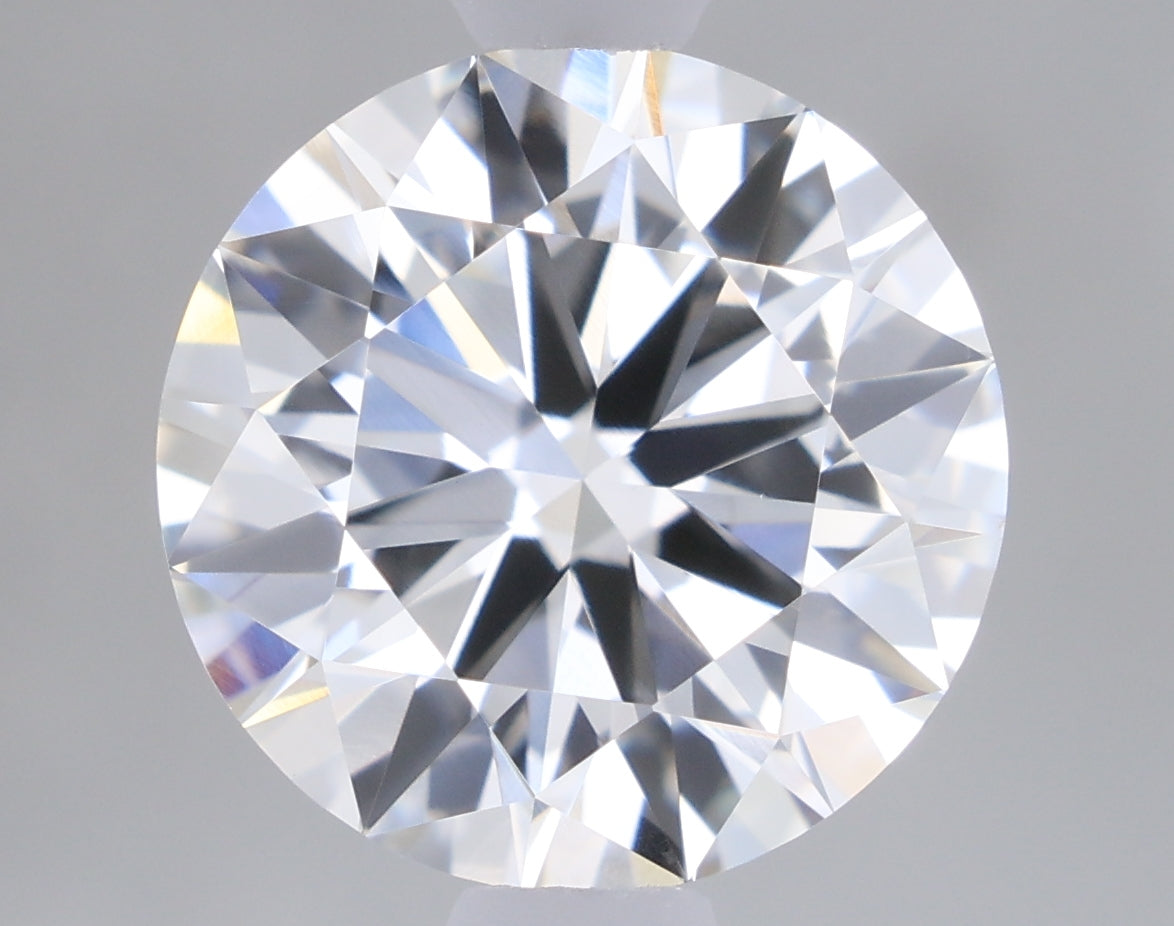 1.28 Carat Round Shaped, Ideal Cut, F Color, VS1 Clarity, IGI Certified Lab Grown Diamond