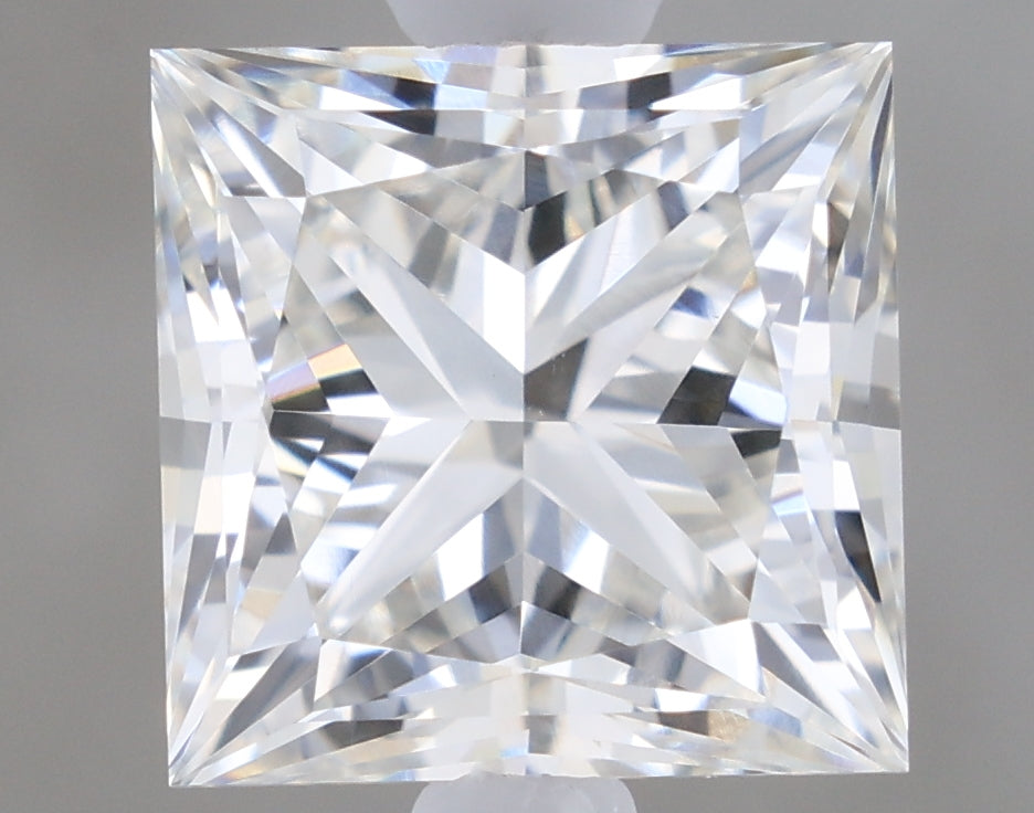 1.06 Carat Princess Shaped, Ideal Cut, G Color, VVS2 Clarity, IGI Certified Lab Grown Diamond
