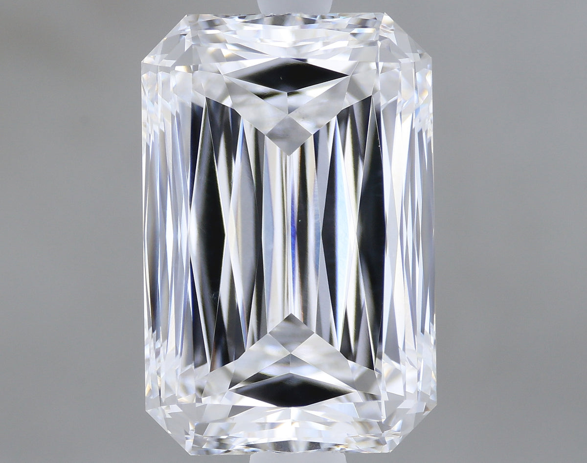 3.04 Carat Radiant Shaped, Ideal Cut, D Color, VS1 Clarity, IGI Certified Lab Grown Diamond