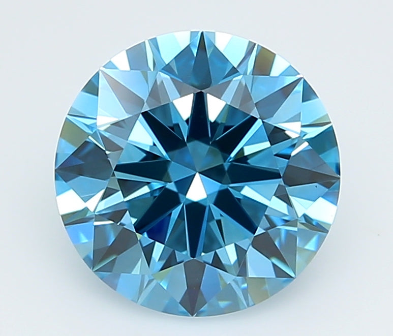 2.52 Carat Round Shaped, Ideal Cut, VVS1 Clarity, IGI Certified Lab Grown Diamond