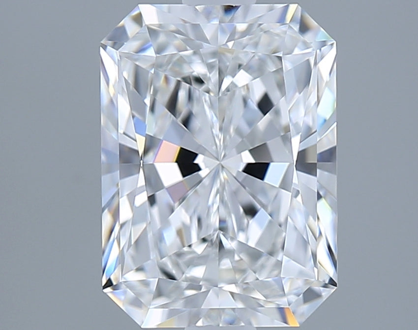 1.91 Carat Radiant Shaped, Ideal Cut, D Color, VVS1 Clarity, IGI Certified Lab Grown Diamond