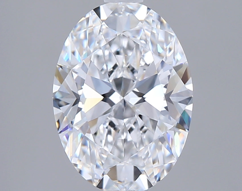 2.01 Carat Oval Shaped, Ideal Cut, D Color, VVS2 Clarity, GIA Certified Lab Grown Diamond