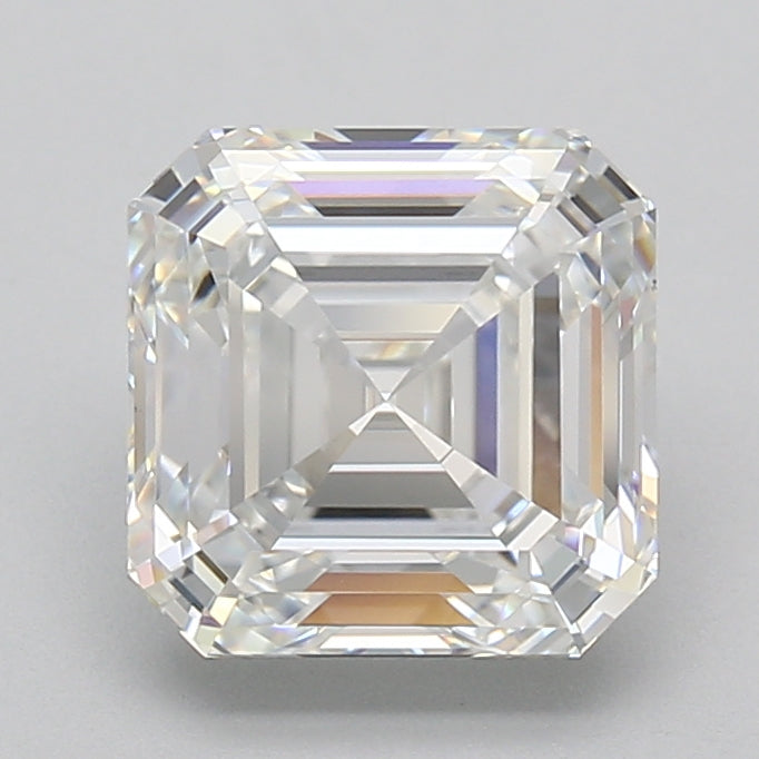 3.50 Carat Asscher Shaped, Ideal Cut, E Color, VVS1 Clarity, GIA Certified Lab Grown Diamond
