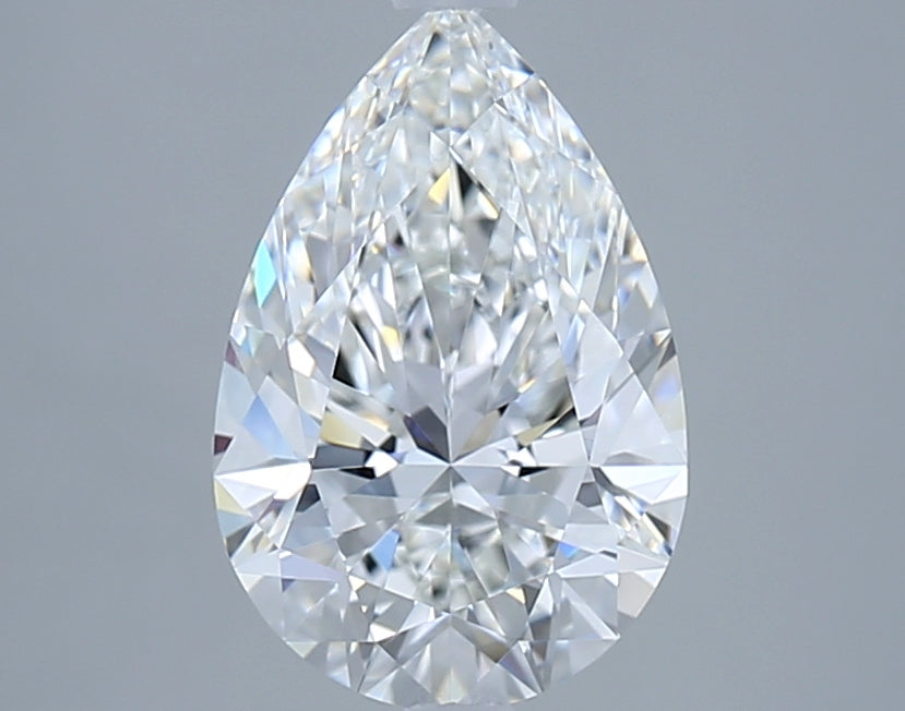 2.03 Carat Pear Shaped, Ideal Cut, E Color, VVS1 Clarity, IGI Certified Lab Grown Diamond