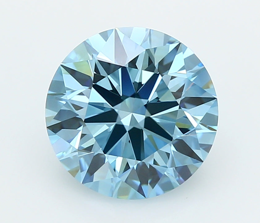 2.69 Carat Round Shaped, Ideal Cut, VVS2 Clarity, IGI Certified Lab Grown Diamond