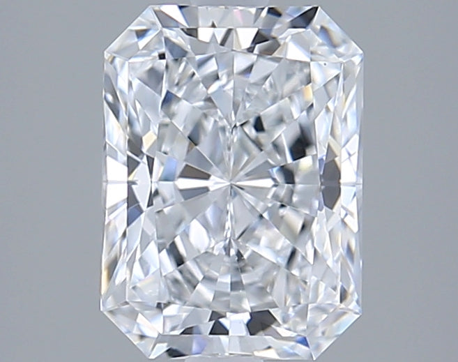 1.71 Carat Radiant Shaped, Ideal Cut, D Color, VS1 Clarity, IGI Certified Lab Grown Diamond