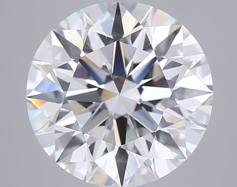 3.41 Carat Round Shaped, Excellent Cut, F Color, VVS1 Clarity, GIA Certified Lab Grown Diamond