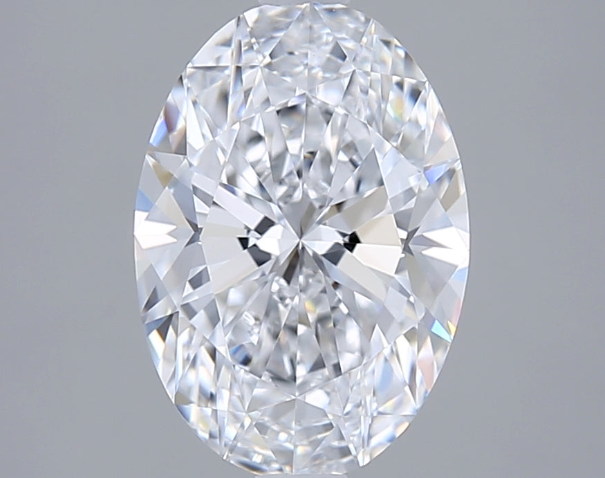 2.04 Carat Oval Shaped, Ideal Cut, D Color, VVS2 Clarity, GIA Certified Lab Grown Diamond