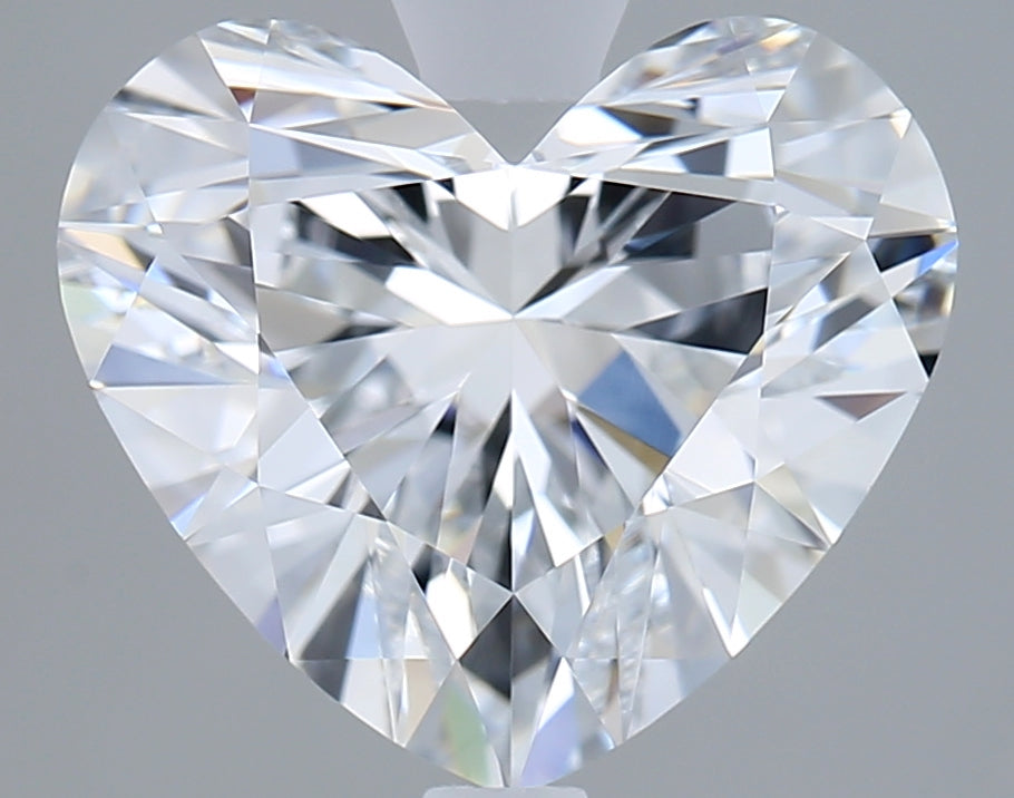 3.01 Carat Heart Shaped, Ideal Cut, E Color, VS1 Clarity, GIA Certified Lab Grown Diamond