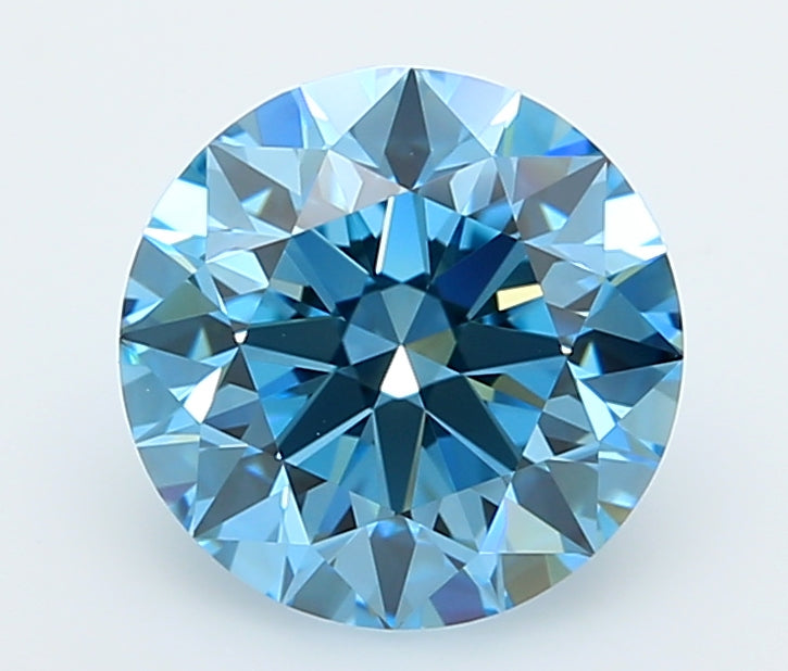 2.05 Carat Round Shaped, Ideal Cut, VVS2 Clarity, IGI Certified Lab Grown Diamond