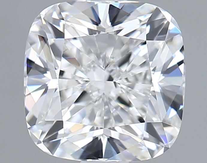1.52 Carat Cushion Shaped, Ideal Cut, D Color, VVS2 Clarity, IGI Certified Lab Grown Diamond