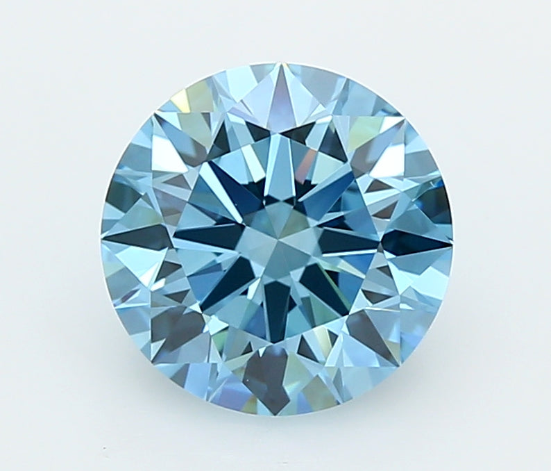 2.02 Carat Round Shaped, Ideal Cut, VVS2 Clarity, IGI Certified Lab Grown Diamond
