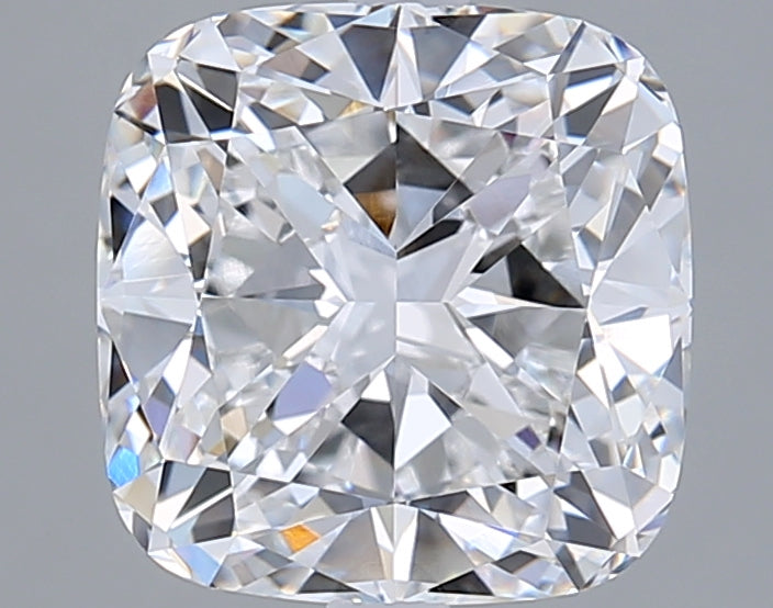 4.21 Carat Cushion Shaped, Ideal Cut, E Color, VVS2 Clarity, GIA Certified Lab Grown Diamond