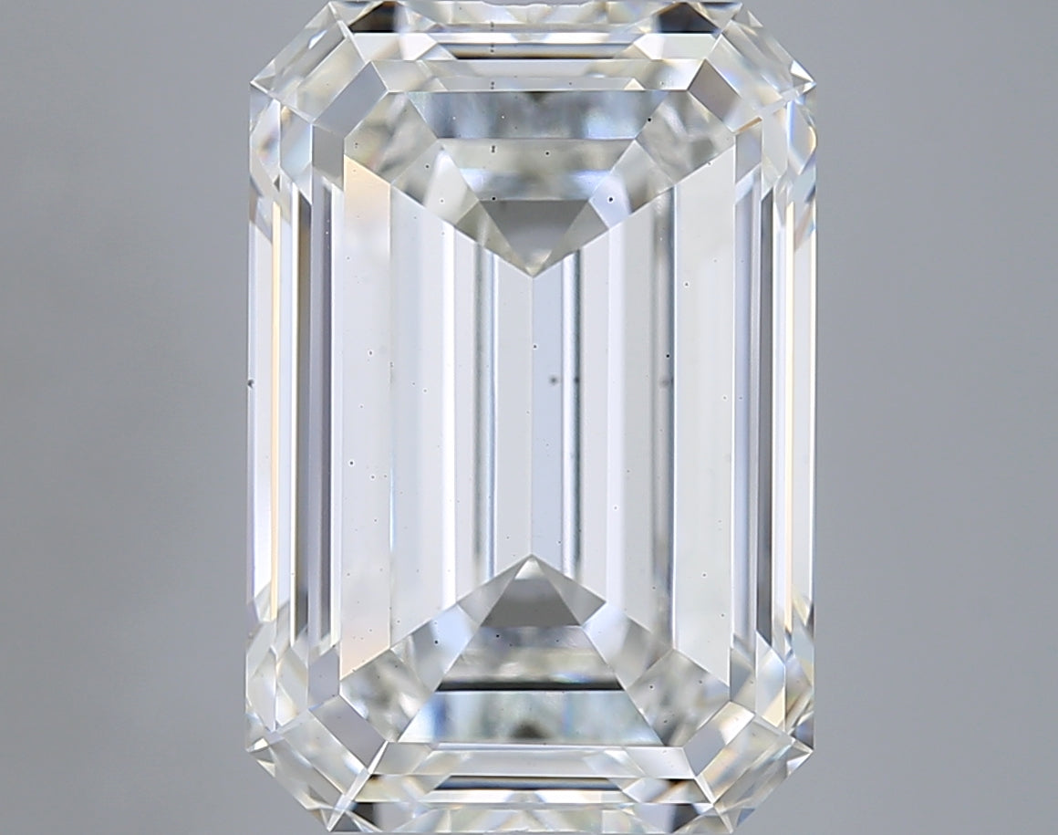 10.50 Carat Emerald Shaped, Ideal Cut, G Color, VS2 Clarity, IGI Certified Lab Grown Diamond