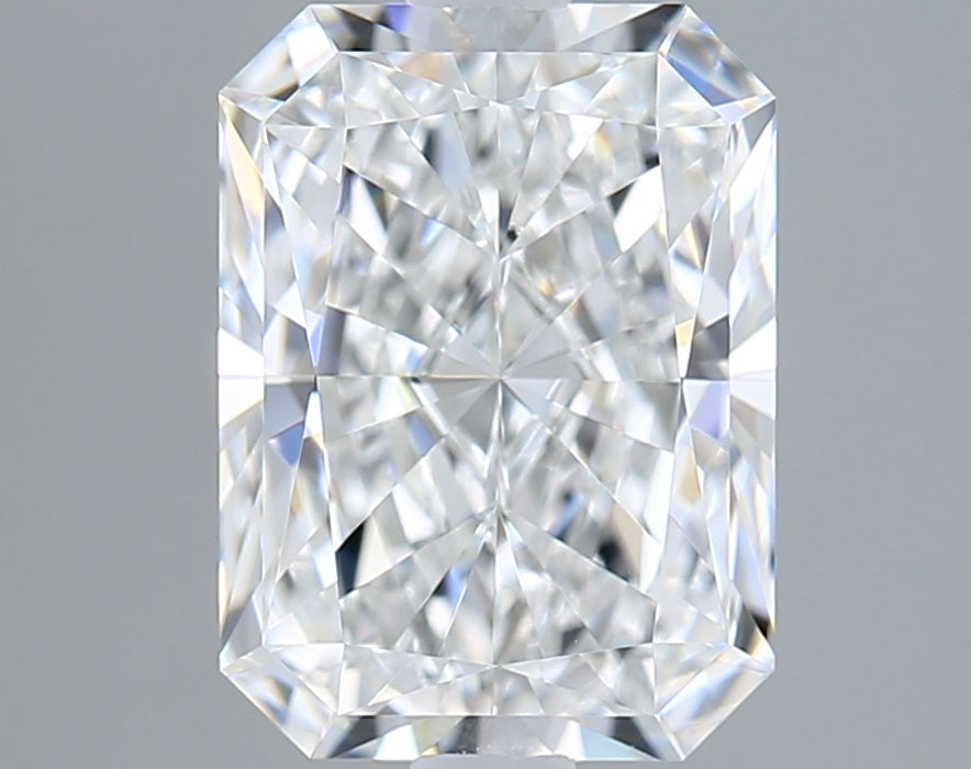 2.08 Carat Radiant Shaped, Ideal Cut, E Color, VVS1 Clarity, IGI Certified Lab Grown Diamond