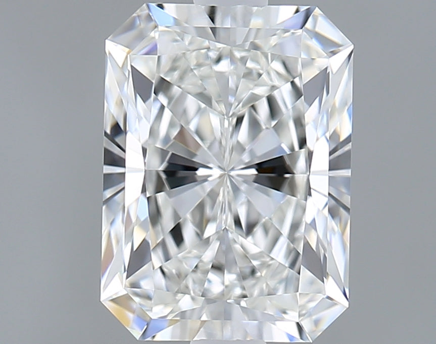 2.05 Carat Radiant Shaped, Ideal Cut, E Color, VVS1 Clarity, IGI Certified Lab Grown Diamond