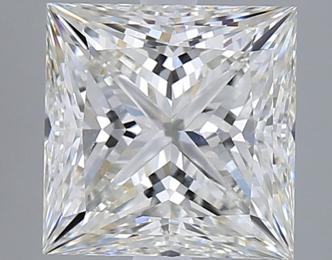 3.50 Carat Princess Shaped, Ideal Cut, H Color, VS1 Clarity, IGI Certified Lab Grown Diamond