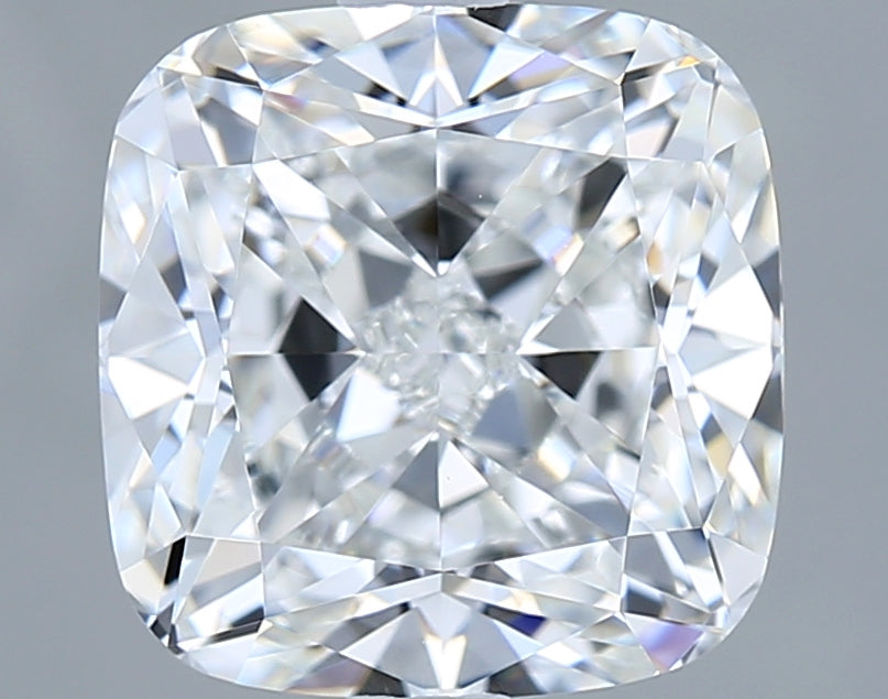 2.54 Carat Cushion Shaped, Ideal Cut, F Color, VVS1 Clarity, GIA Certified Lab Grown Diamond