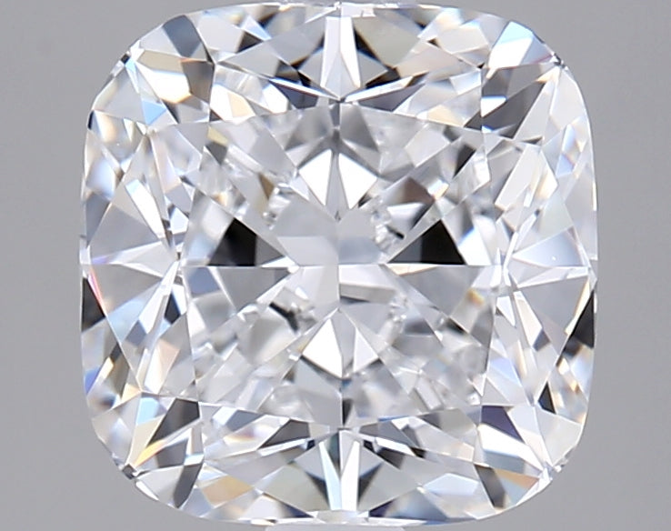 2.25 Carat Cushion Shaped, Ideal Cut, D Color, VVS2 Clarity, GIA Certified Lab Grown Diamond
