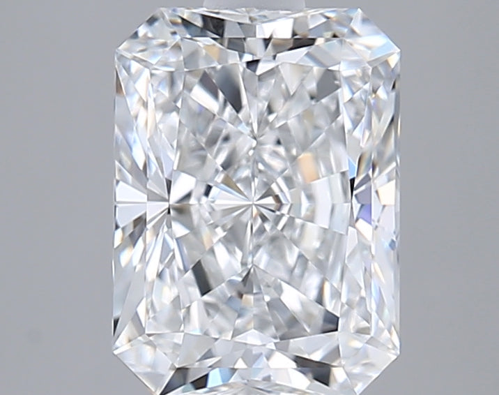 2.02 Carat Radiant Shaped, Ideal Cut, D Color, VVS2 Clarity, GIA Certified Lab Grown Diamond