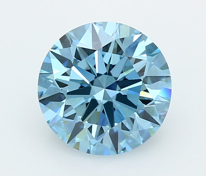 2.14 Carat Round Shaped, Ideal Cut, VVS2 Clarity, IGI Certified Lab Grown Diamond