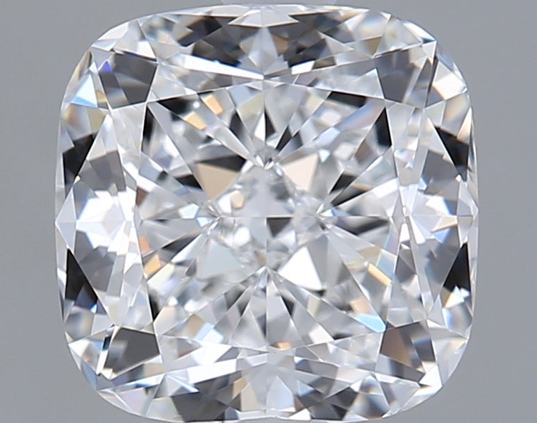 1.76 Carat Cushion Shaped, Ideal Cut, D Color, VVS1 Clarity, IGI Certified Lab Grown Diamond