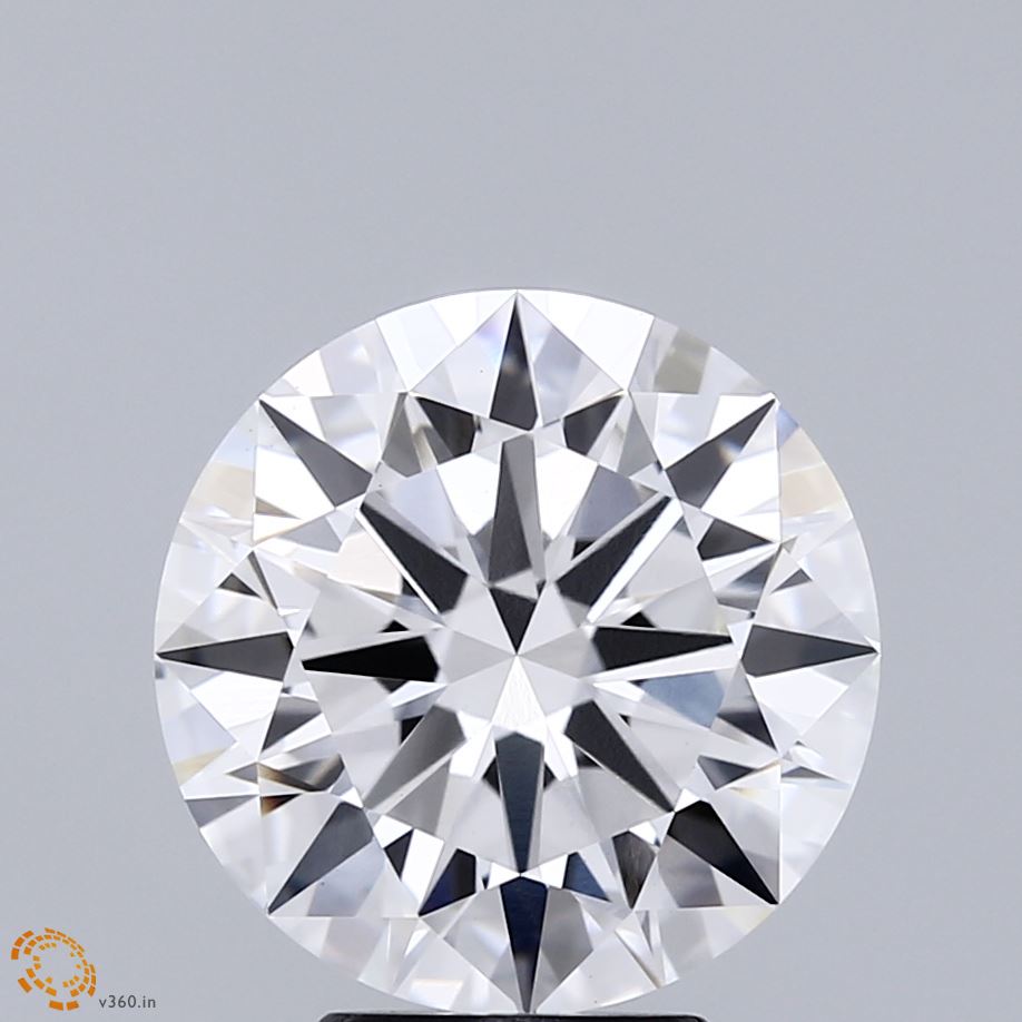 4.53 Carat Round Shaped, Excellent Cut, E Color, VS1 Clarity, IGI Certified Lab Grown Diamond