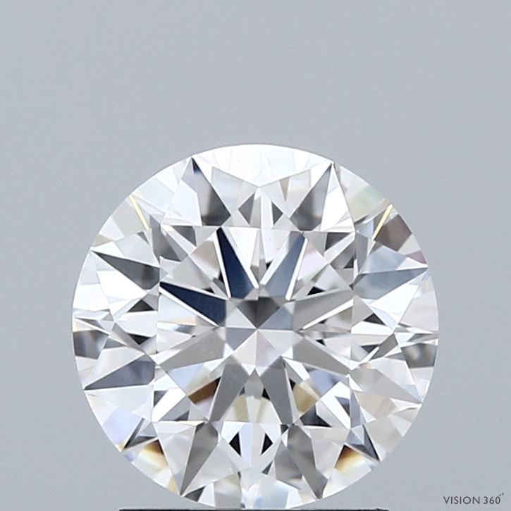 2.02 Carat Round Shaped, Ideal Cut, E Color, VVS2 Clarity, IGI Certified Lab Grown Diamond