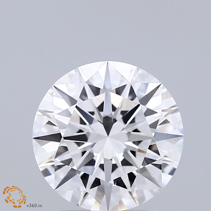 2.01 Carat Round Shaped, Excellent Cut, E Color, VVS2 Clarity, IGI Certified Lab Grown Diamond