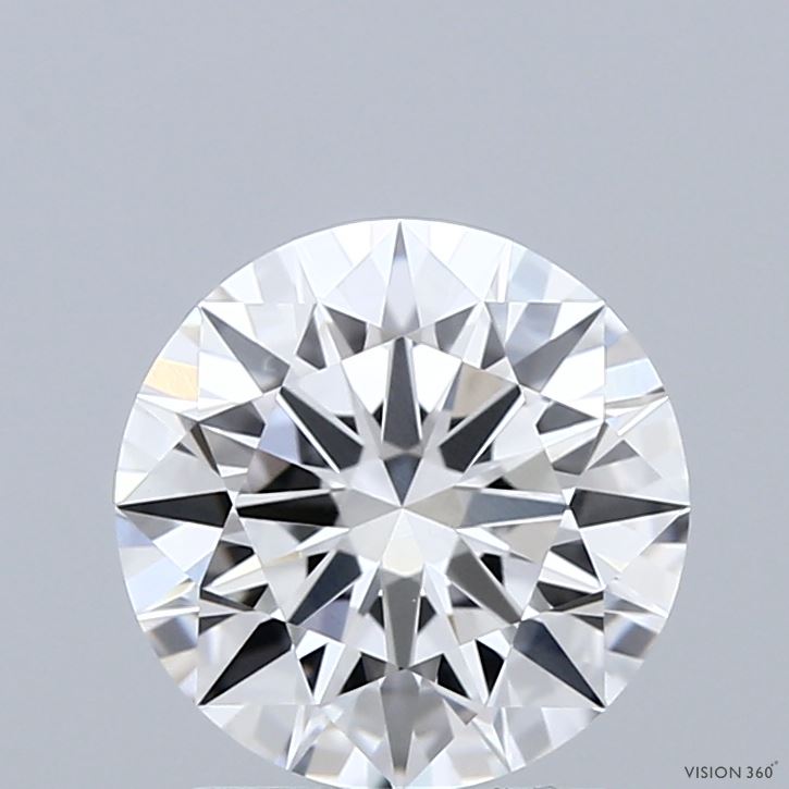 2.04 Carat Round Shaped, Ideal Cut, E Color, VVS2 Clarity, IGI Certified Lab Grown Diamond