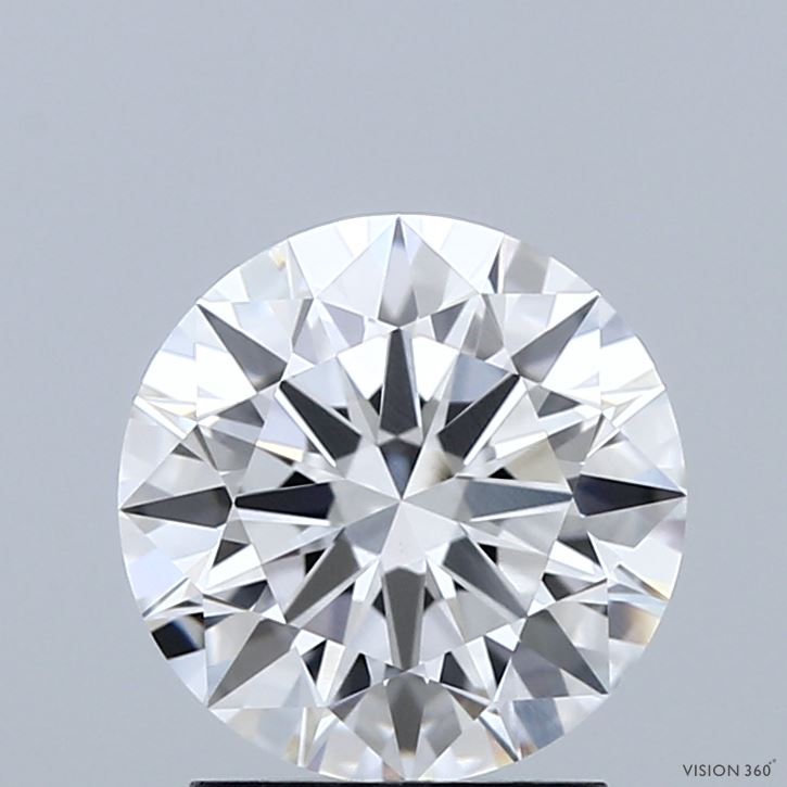 2.04 Carat Round Shaped, Ideal Cut, E Color, VVS2 Clarity, IGI Certified Lab Grown Diamond