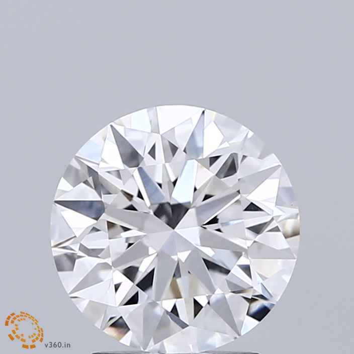 2.05 Carat Round Shaped, Ideal Cut, E Color, VVS2 Clarity, IGI Certified Lab Grown Diamond