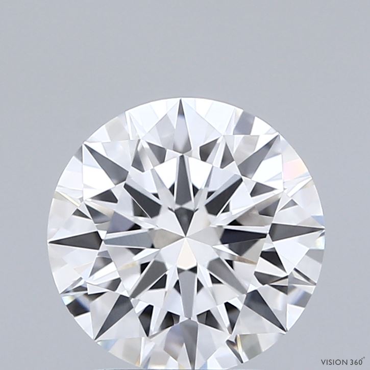 2.04 Carat Round Shaped, Ideal Cut, E Color, VVS2 Clarity, IGI Certified Lab Grown Diamond