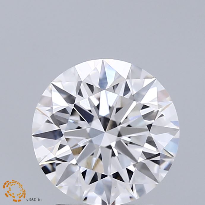 2.04 Carat Round Shaped, Ideal Cut, E Color, VVS2 Clarity, IGI Certified Lab Grown Diamond