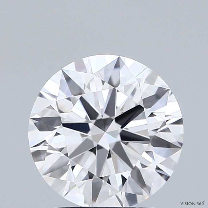 2.02 Carat Round Shaped, Ideal Cut, D Color, VS1 Clarity, IGI Certified Lab Grown Diamond