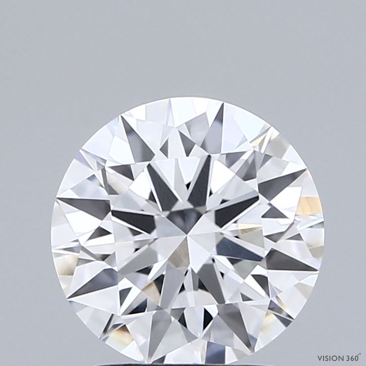 2.04 Carat Round Shaped, Ideal Cut, E Color, VVS2 Clarity, IGI Certified Lab Grown Diamond