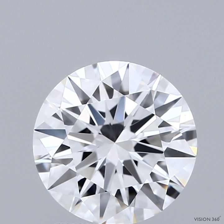 2.03 Carat Round Shaped, Ideal Cut, E Color, VVS2 Clarity, IGI Certified Lab Grown Diamond