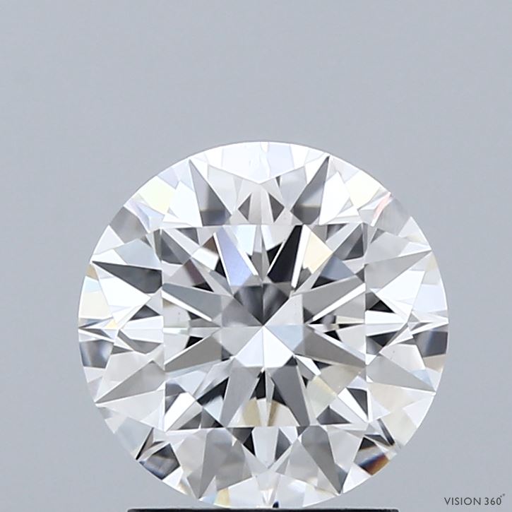 2.05 Carat Round Shaped, Ideal Cut, D Color, VVS2 Clarity, IGI Certified Lab Grown Diamond