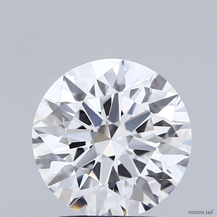 2.04 Carat Round Shaped, Ideal Cut, E Color, VVS2 Clarity, IGI Certified Lab Grown Diamond