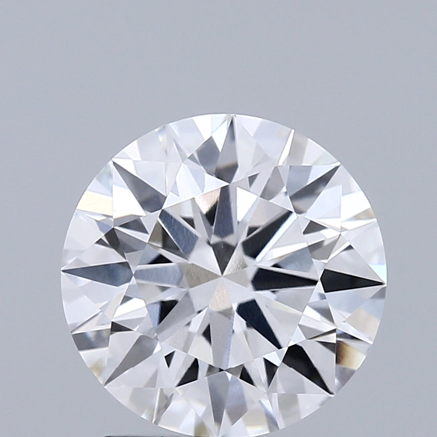 2.04 Carat Round Shaped, Ideal Cut, E Color, VVS2 Clarity, IGI Certified Lab Grown Diamond
