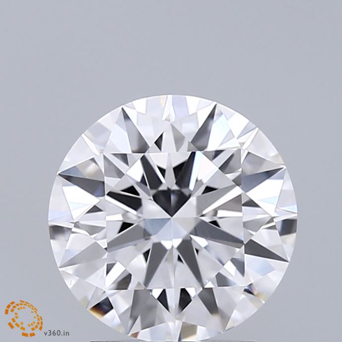 2.02 Carat Round Shaped, Ideal Cut, E Color, VVS2 Clarity, IGI Certified Lab Grown Diamond