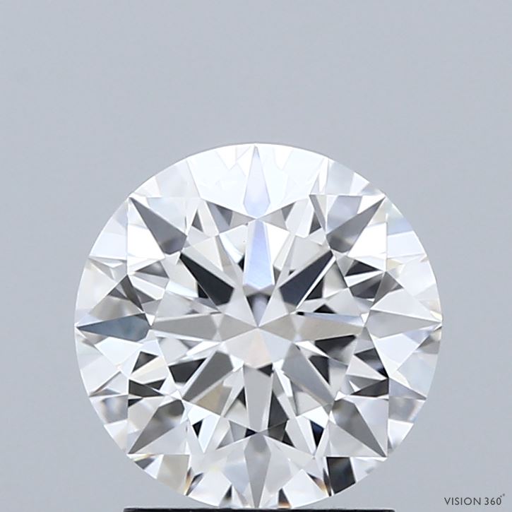 2.02 Carat Round Shaped, Ideal Cut, E Color, VVS2 Clarity, IGI Certified Lab Grown Diamond