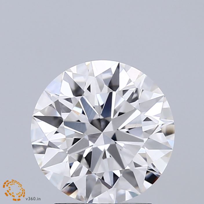 2.03 Carat Round Shaped, Ideal Cut, F Color, VVS2 Clarity, IGI Certified Lab Grown Diamond