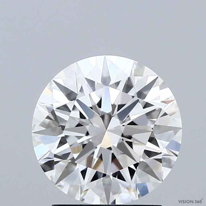 2.05 Carat Round Shaped, Ideal Cut, E Color, VVS2 Clarity, IGI Certified Lab Grown Diamond